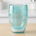  Stay Cozy Double-Wall Stemless Glass | Snowflake Holiday Drinkware | 10oz