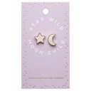  Stay Wild Moon Child Stud Earrings | Mismatched Moon and Star Earrings | Gift for Her