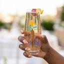  Still Growing Flower Stemless Champagne Flute Glass | Gifts for Her Plant Lover Gifts