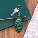 Take Time To Coast Summer Themed Motel Style Keychains | Funny & Cute Keychains