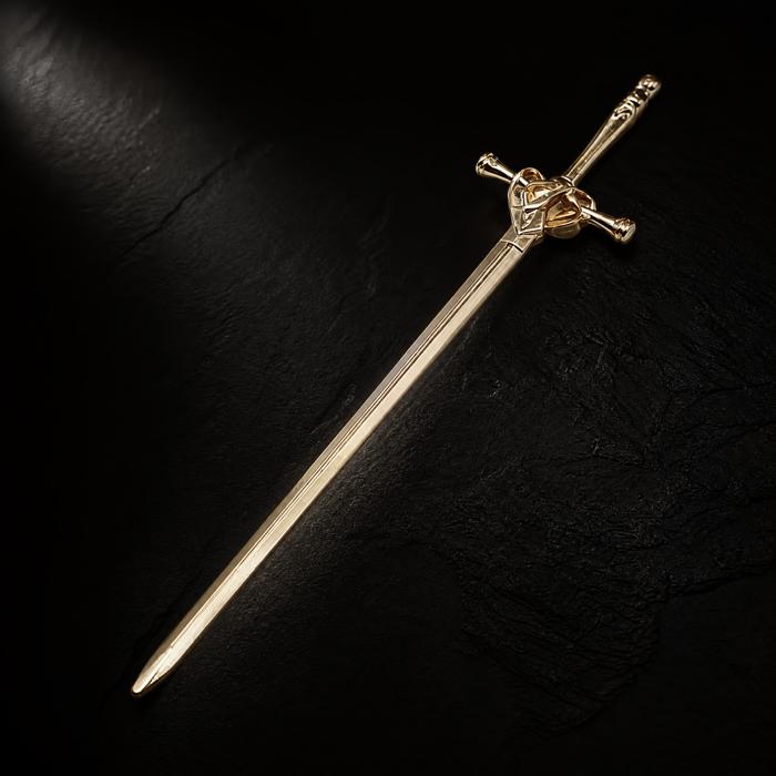 Sword Hair Stick or Letter Opener in Champagne Gold