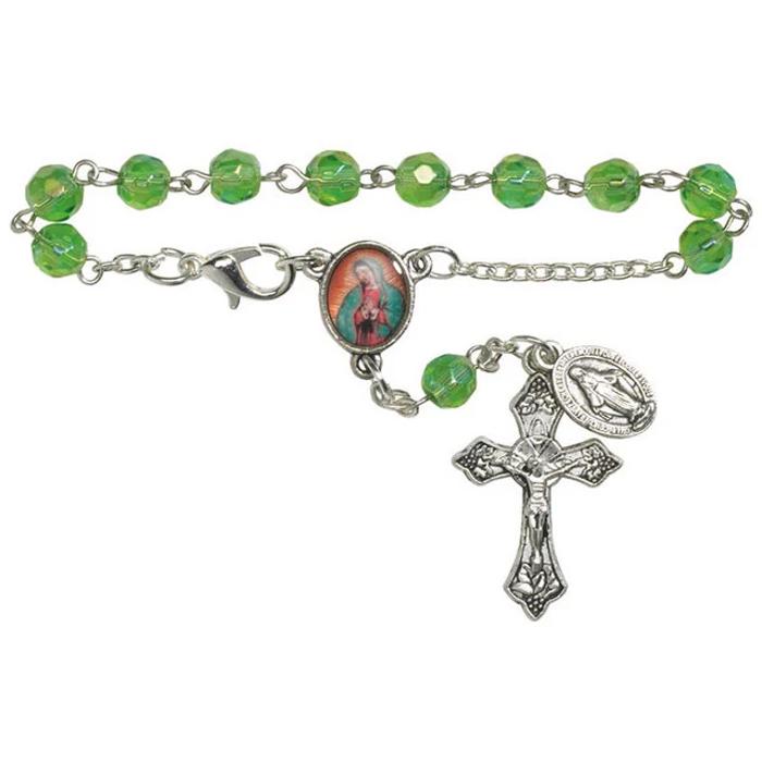 Our Lady Guadalupe Auto Rosary | Car Mirror Catholic Rosary 