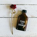  Tears Of My Enemies Amber Mini Flask