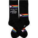  These Are My Pride Socks | LGBTQ+ Rainbow and Black | Gift for Her Him They