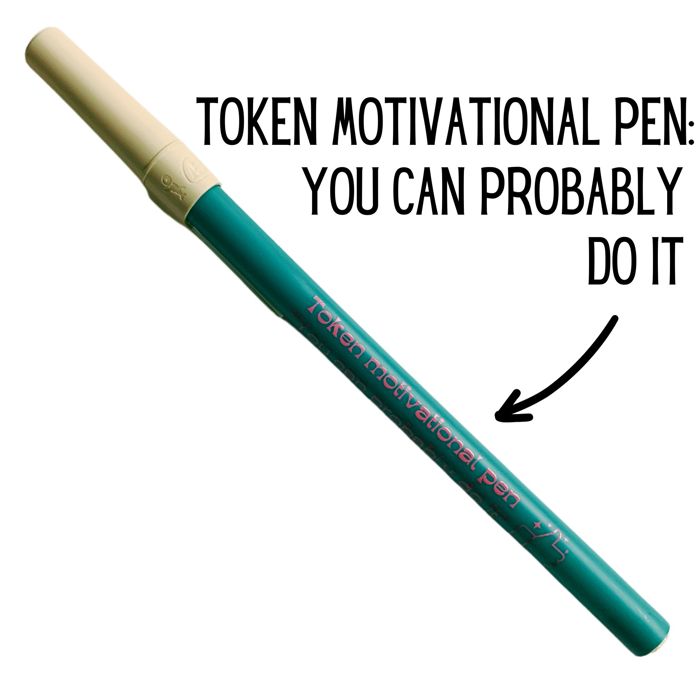 Gen Z Aesthetic Blue Ink Pens | Pens with Funny Sayings