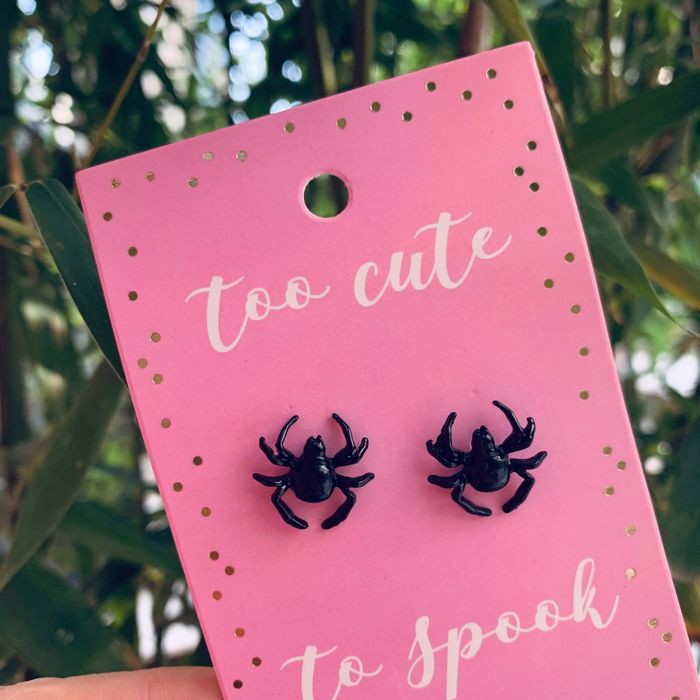 Halloween Spooky Earrings on Giftable Cards for Boo Baskets, Gifts, Gothic Fun