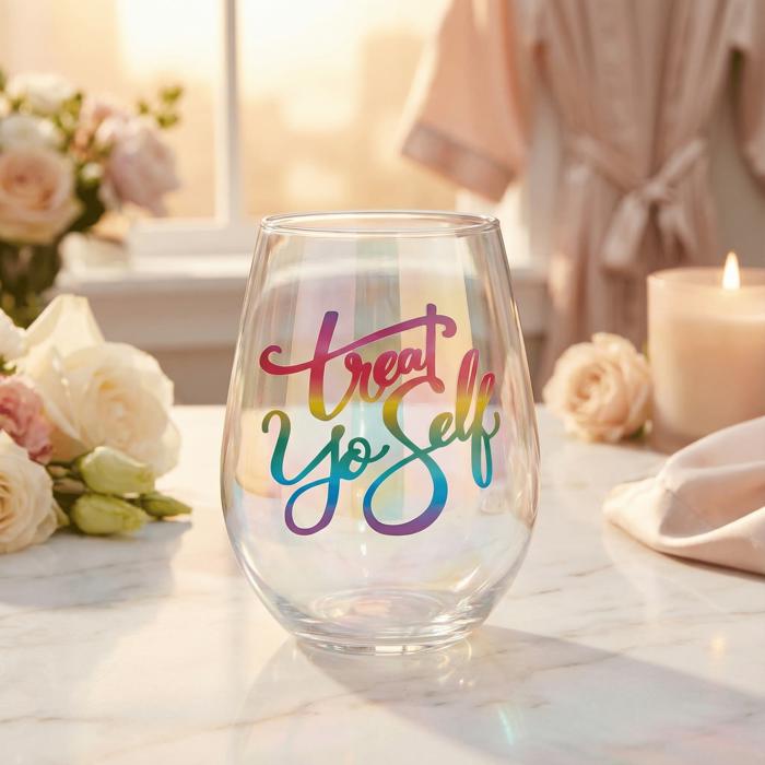 Jumbo Wine Glass in Gift Box - Holds an Entire Bottle of Wine! 