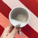  Pucker Up Heart Shaped Handle Mug | Stoneware Tea Coffee Cup | 12oz