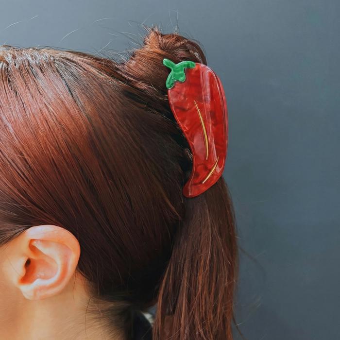 Velvet Claws Chili Pepper Hair Claw