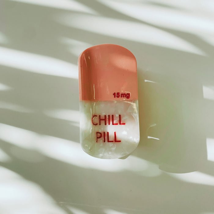 Chill Pill Hair Claw | Medicine Hair Clip Accessories