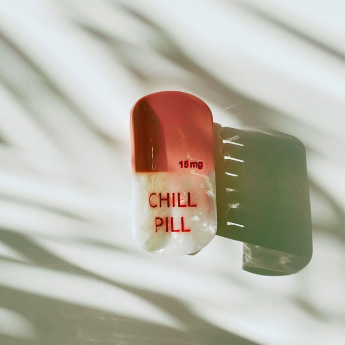 Chill Pill Hair Claw | Medicine Hair Clip Accessories
