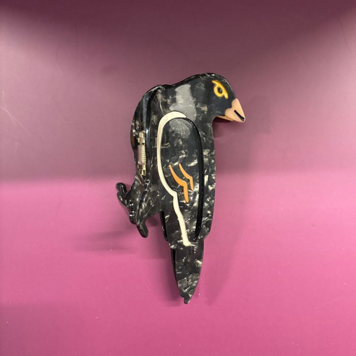 Velvet Claws Crow Bird Hair Claw