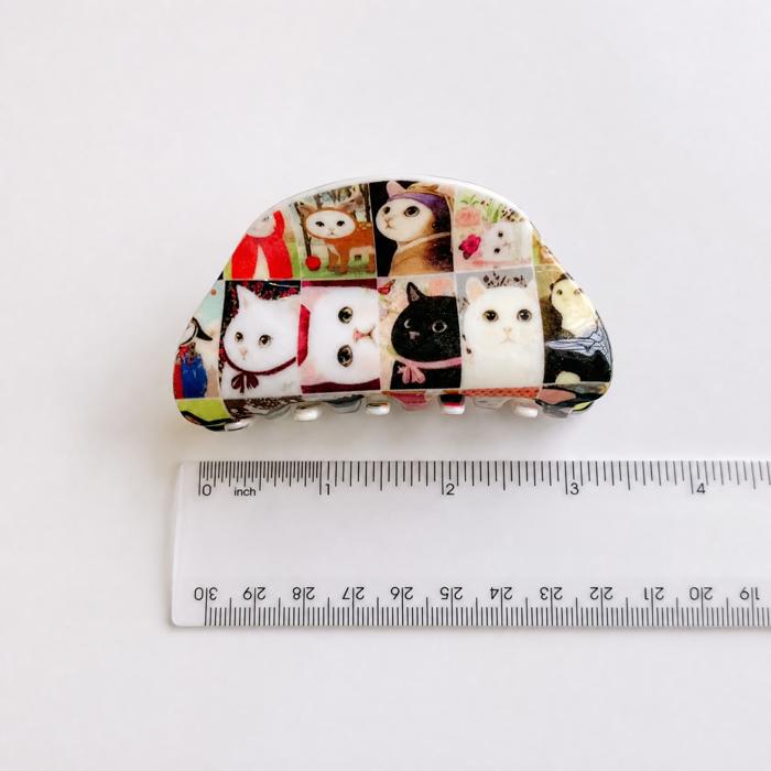 Velvet Claws Fine Art Cats Hair Claw Clip