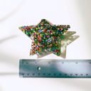  Glitter Star Hair Claw | Sparkling Strong Hold Claw Clip Hair Accessories