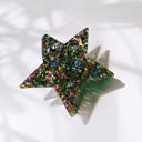  Glitter Star Hair Claw | Sparkling Strong Hold Claw Clip Hair Accessories