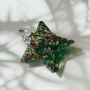  Glitter Star Hair Claw | Sparkling Strong Hold Claw Clip Hair Accessories