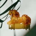  Golden Horse Hair Claw | Strong Claw Clip Hair Accessories