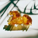  Golden Horse Hair Claw | Strong Claw Clip Hair Accessories