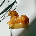  Golden Horse Hair Claw | Strong Claw Clip Hair Accessories
