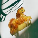  Golden Horse Hair Claw | Strong Claw Clip Hair Accessories