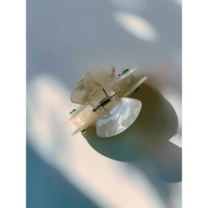Cherries in Crystal White Hair Clip | Claw Clip Hair Accessories