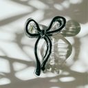  Coquette Bow Hair Claw Hair Clip in Black