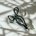  Coquette Bow Hair Claw Hair Clip in Black