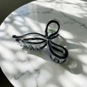  Coquette Bow Hair Claw Hair Clip in Black
