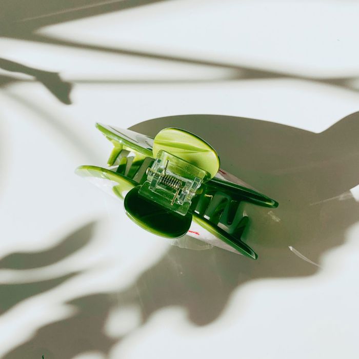Green Snake Hair Claw | Forest Animal Hair Clip
