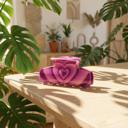  The Foxy in Magenta Hair Claw Clip
