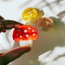  Mini Mushroom Hair Clip in Red