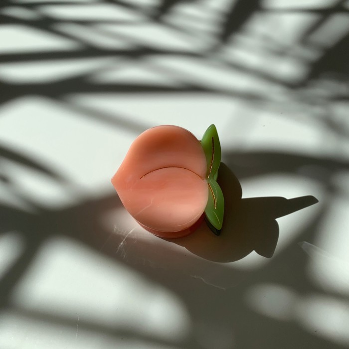 Set of 4 🍑🍑🍑🍑 Mini Peach Hair Clips