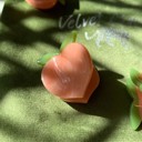  Set of 4 🍑🍑🍑🍑 Mini Peach Hair Clips
