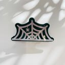  Spider and Web Mini Hair Claw | Halloween-Inspired Hair Clip