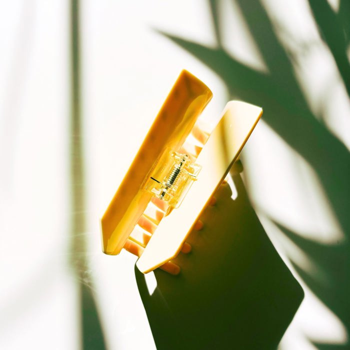 Stick of Salted Butter Hair Claw | Yellow Claw Clip Hair Accessories