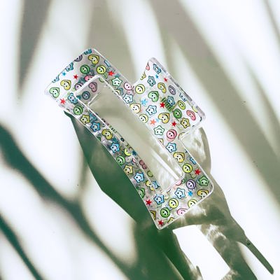 The Crystal Hair Claw in Kawaii Smile | Claw Clip Hair Accessories