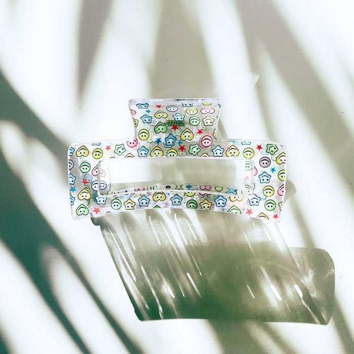 The Crystal Hair Claw in Kawaii Smile | Claw Clip Hair Accessories