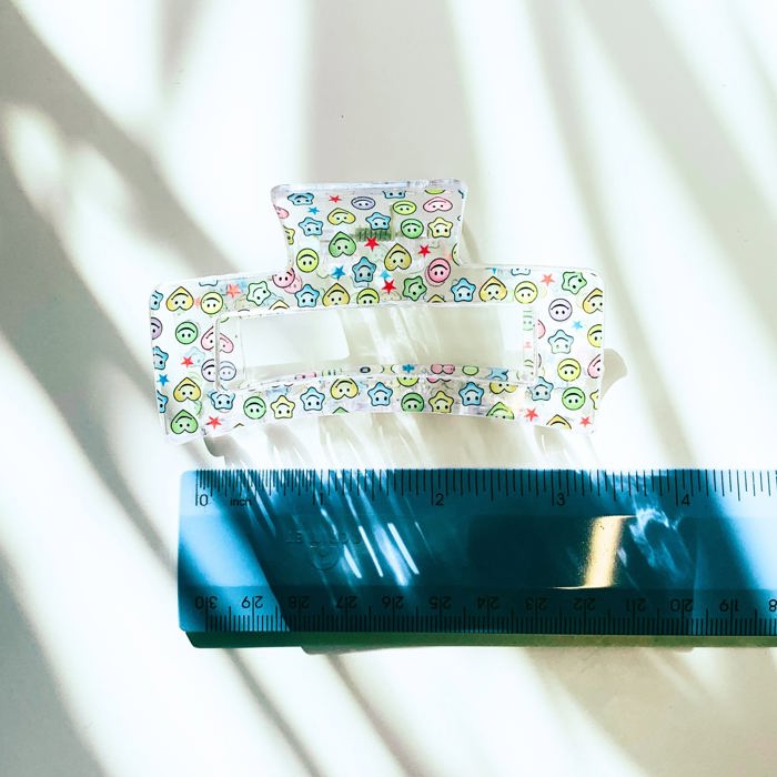 The Crystal Hair Claw in Kawaii Smile | Claw Clip Hair Accessories