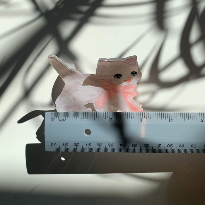 Vintage Kitten Small Hair Claw | Hair Accessories Cat Claw Clip 
