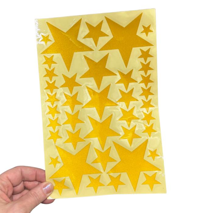 Vinyl Star Wall Decals - Sold Per Sheet