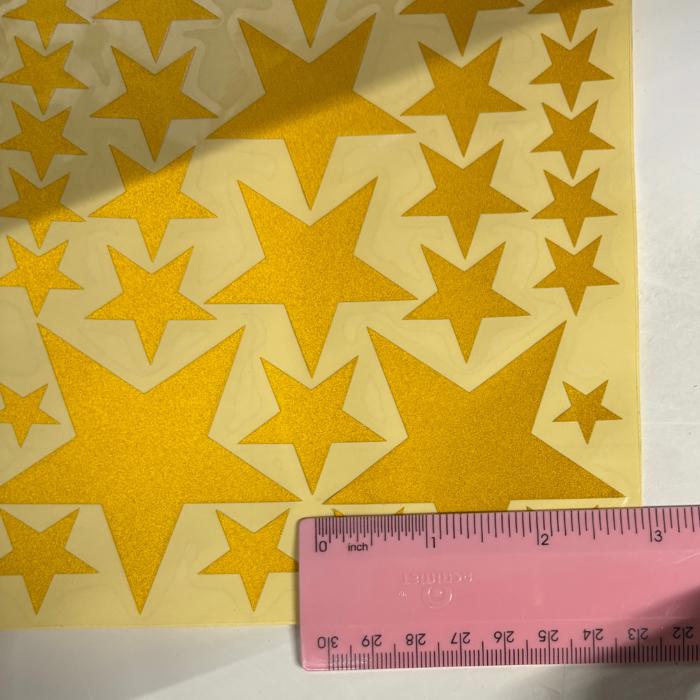 Vinyl Star Wall Decals - Sold Per Sheet