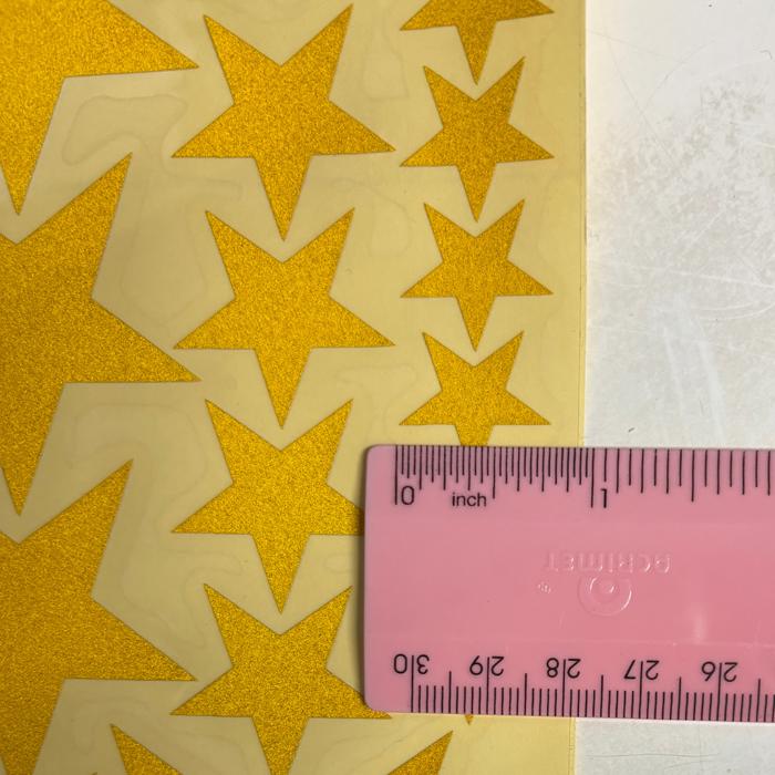 Vinyl Star Wall Decals - Sold Per Sheet