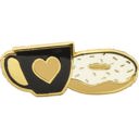  We Go Together Like Coffee And Donuts Enamel Pin