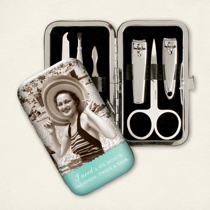 What Do You Mean Nobody's Perfect Manicure Kit | Nail Care Grooming Tool Set