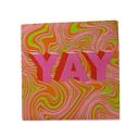  Yay Swirl Beverage Napkins | Party Cocktail Paper Napkin | 5"