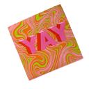  Yay Swirl Beverage Napkins | Party Cocktail Paper Napkin | 5"