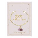  You Are Amazing Simple Tassel Cuff Bracelet | Fashion Jewelry Gift For Her