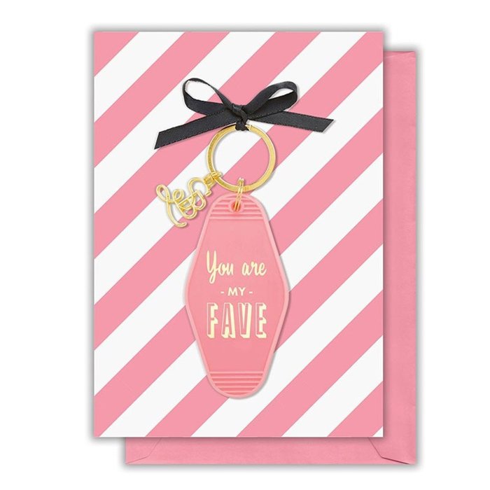 Girl to Girl Keychains on Gift Cards | Best Babes, Good Vibes, Soul Sisters, You are My Fave, You Go Girl, You Got This