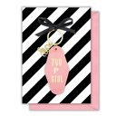 You Go Girl Girl to Girl Keychains on Gift Cards | Best Babes, Good Vibes, Soul Sisters, You are My Fave, You Go Girl, You Got This