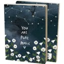  You are Pure Magic Journal | Cosmic Constellations Stars Double-side Notebook | 160 Lined Pages